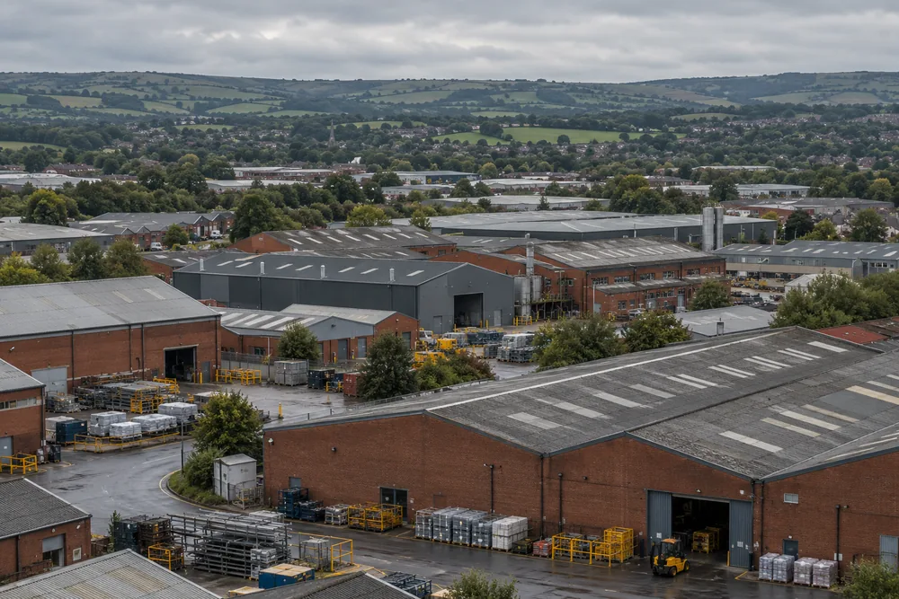 West Yorkshire industrial buildings, warehouses and commercial service yards